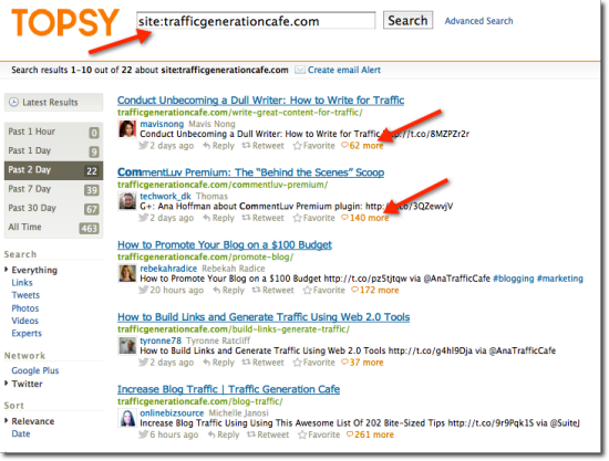 trafficgenerationcafe on topsy how to search for trafficgenerationcafe on topsy