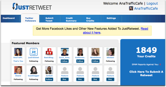 how justretweet.com works