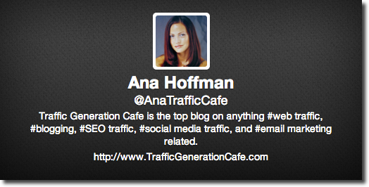 ana hoffman not so funny twitter bio