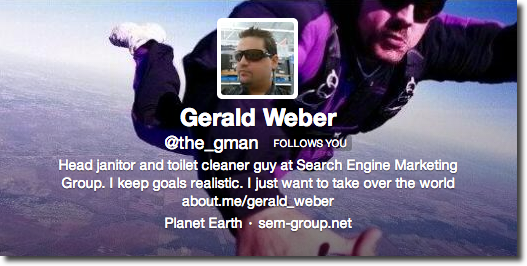 funny twitter bio g_man