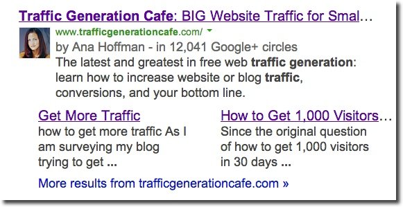 authorship rich snippet