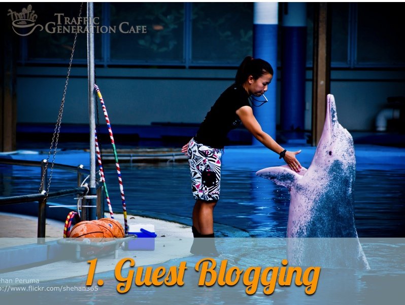 get traffic from guest blogging