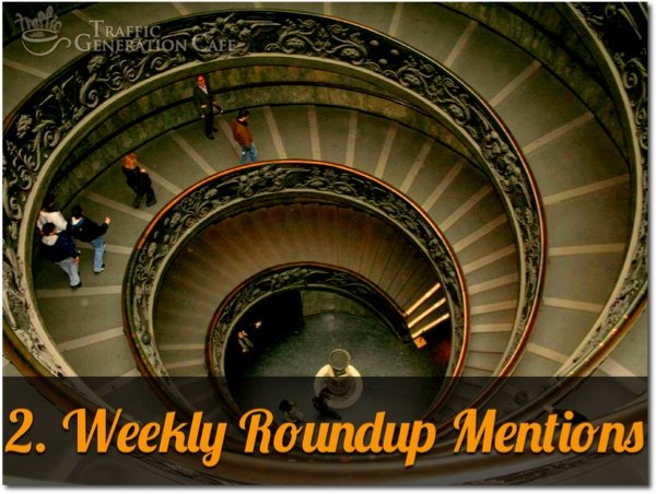 get traffic from link roundups
