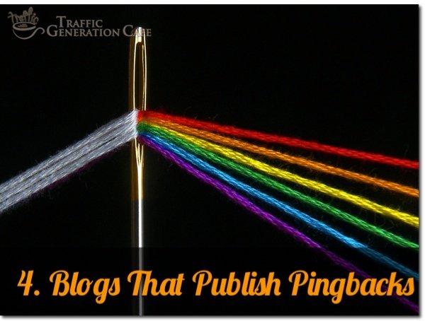 get traffic from pingbacks