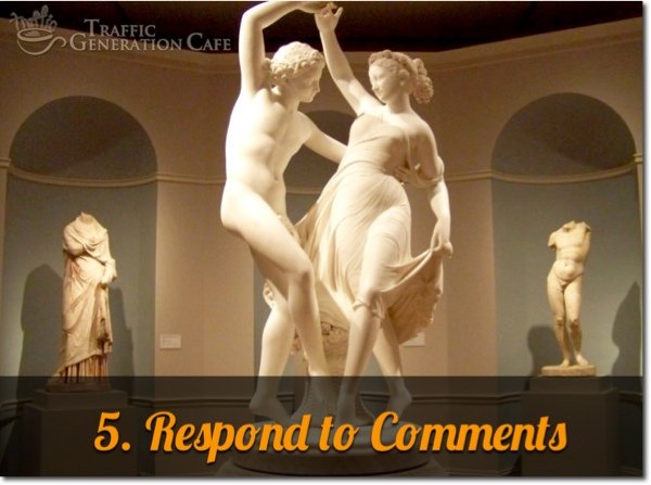get traffic from comments