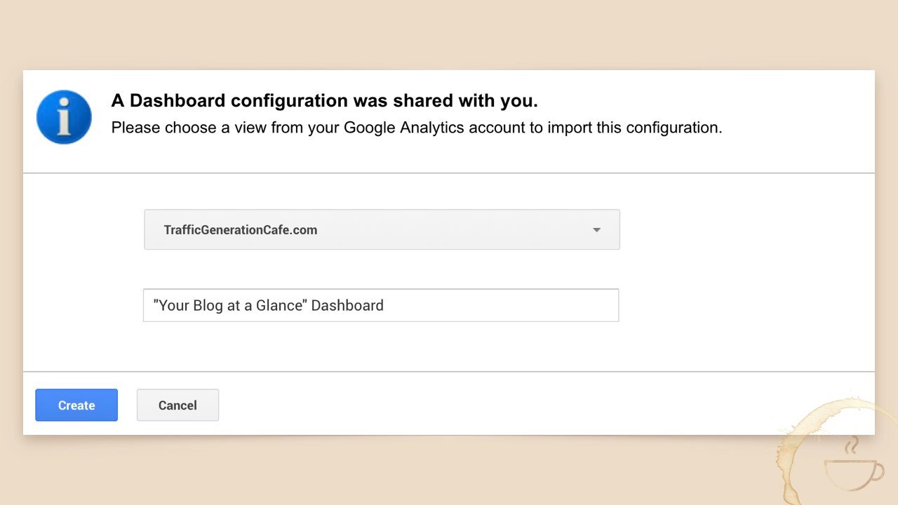 How to download a Google Analytics Dashboard