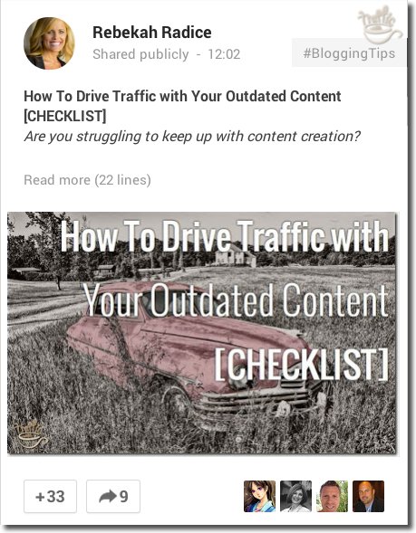 when others promote your blog content