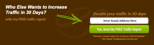 List building call-to-action on Traffic Generation Café homepage