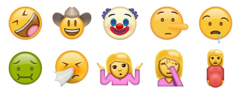 New emoji faces