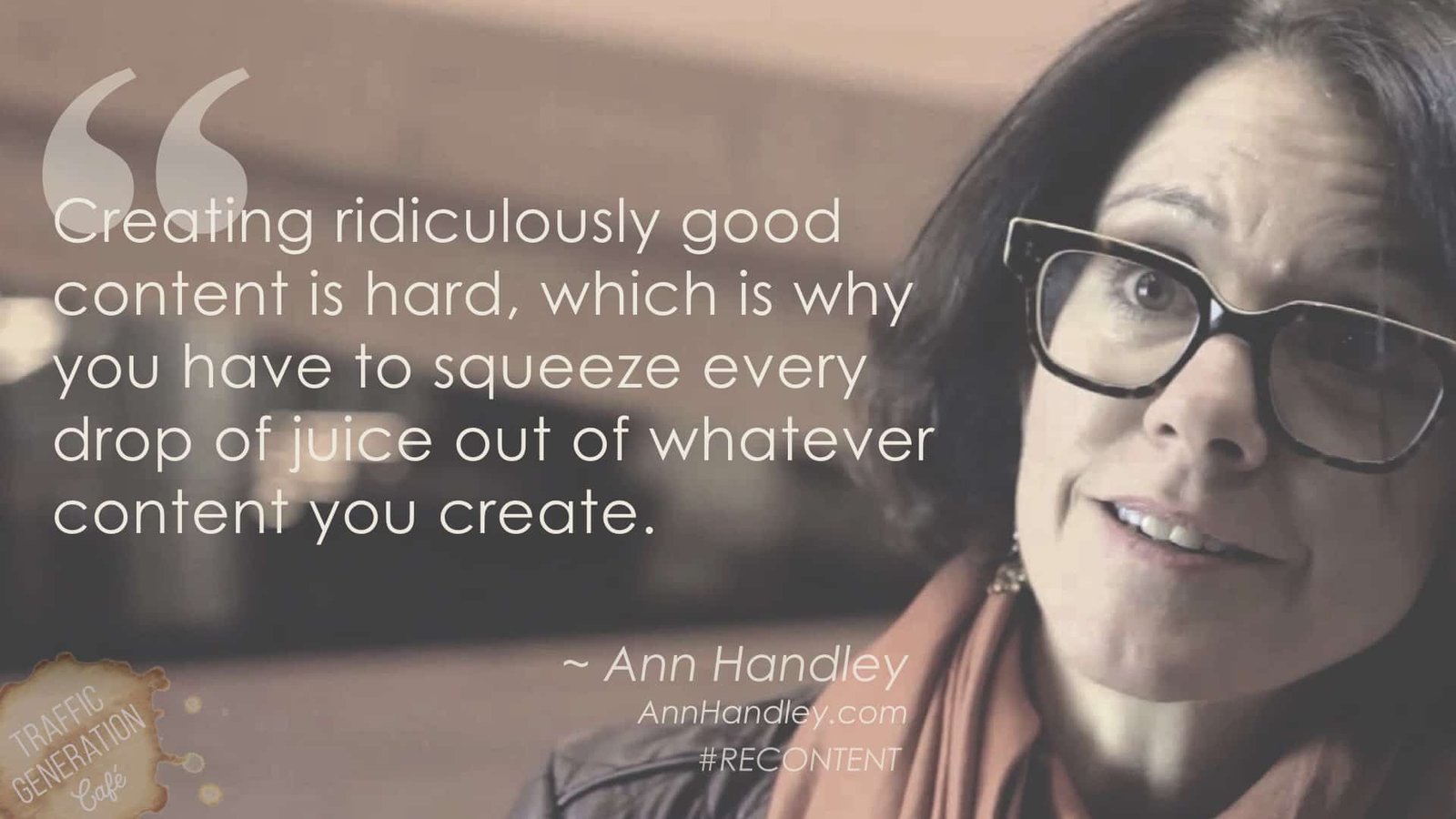 content repurposing by Ann Handley