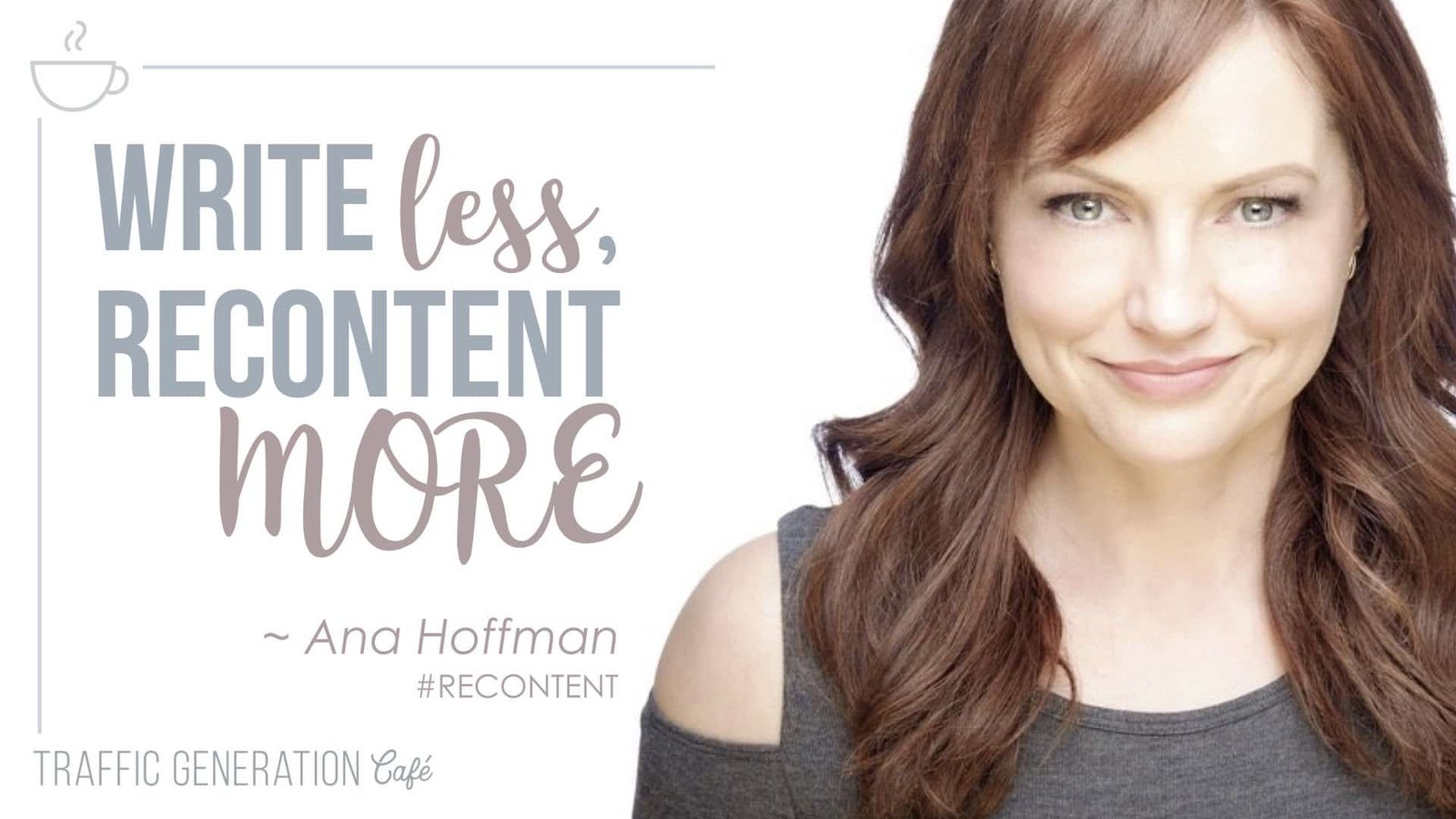 repurpose content more, write less