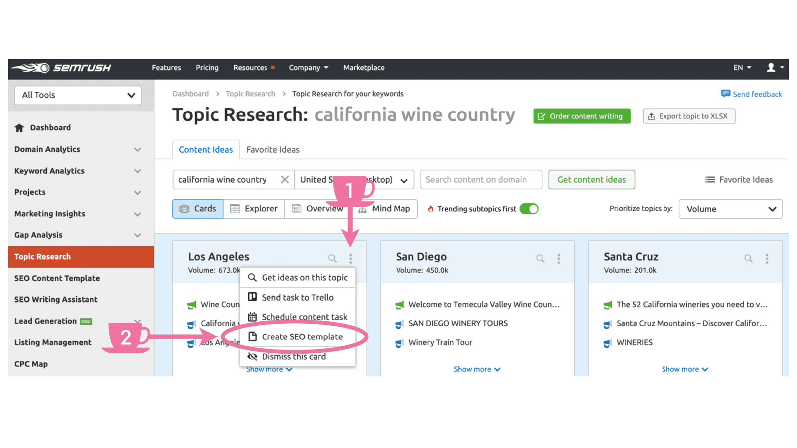 Send to SEO Content Template
